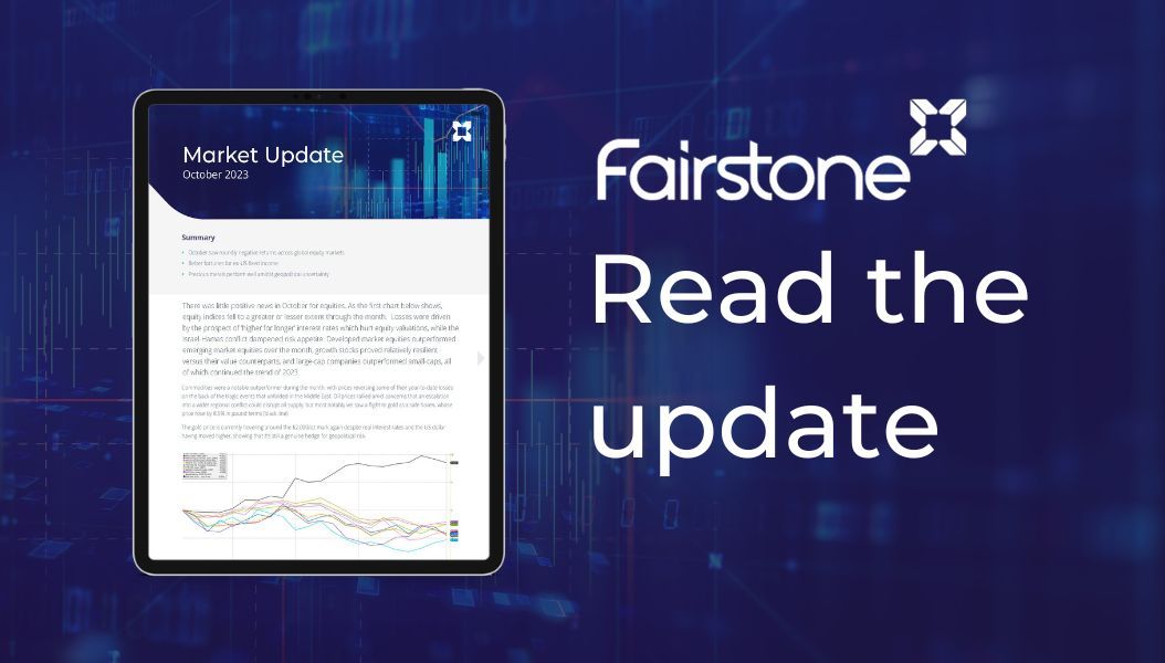 Fairstone update for October 2023